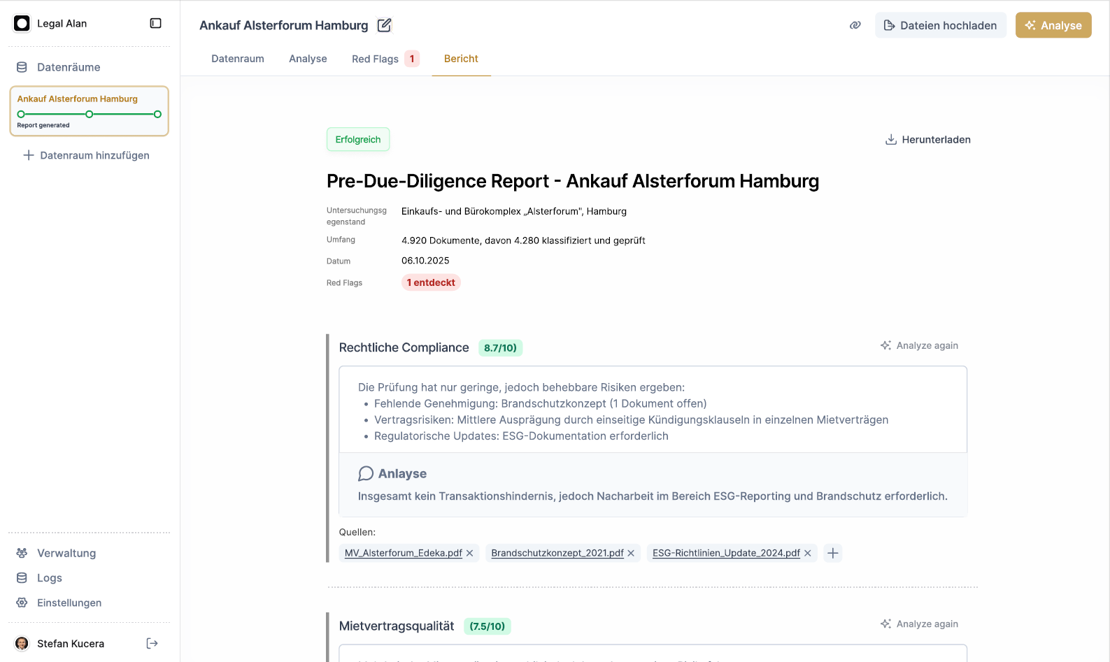Legal Alan Visualisierung