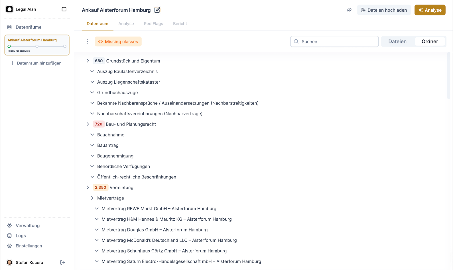 Legal Alan Visualisierung
